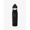 Dress with all-over sequins