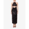 Dress with all-over sequins