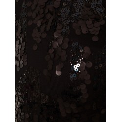 Dress with all-over sequins