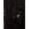 Dress with all-over sequins