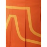 Recycled technical fabric pleated skirt