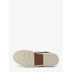Low-top leather sneakers