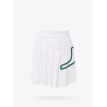 Recycled technical fabric pleated skirt