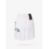 Recycled technical fabric pleated skirt