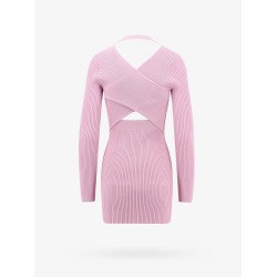 Viscose cardigan with ribbed pattern
