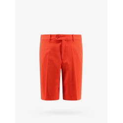 Technical fabric bermuda shorts with logo print