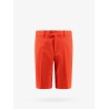 Technical fabric bermuda shorts with logo print