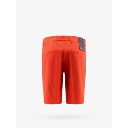 Technical fabric bermuda shorts with logo print