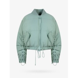 Padded and quilted cropped jacket