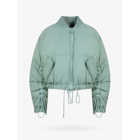 Padded and quilted cropped jacket