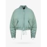 Padded and quilted cropped jacket