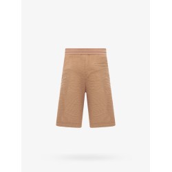 Cotton blend bermuda shorts with logo embroidery