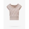 Wool vest with all-over monogram