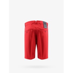 Technical fabric bermuda shorts with logo patch