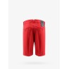 Technical fabric bermuda shorts with logo patch
