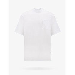 Cotton t-shirt with zip on the bottom