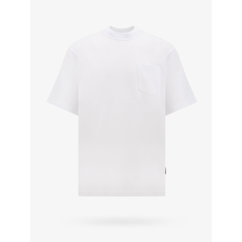Cotton t-shirt with zip on the bottom