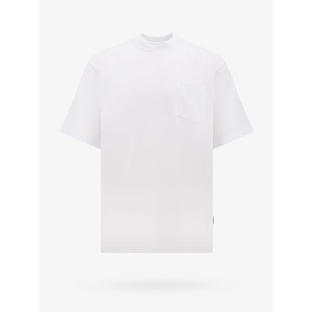 Cotton t-shirt with zip on the bottom