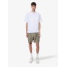 Cotton t-shirt with zip on the bottom