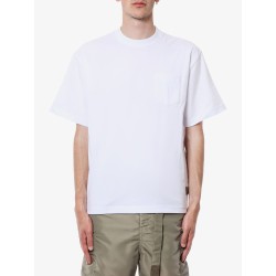 Cotton t-shirt with zip on the bottom
