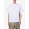 Cotton t-shirt with zip on the bottom