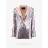 Blazer with all-over sequins