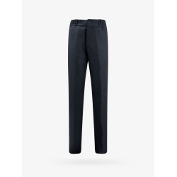Wool and mohair micropattern trouser