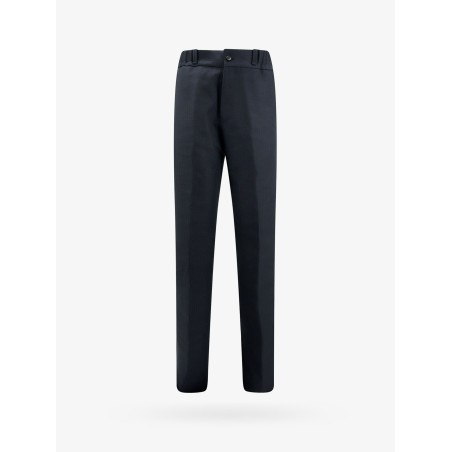 Wool and mohair micropattern trouser