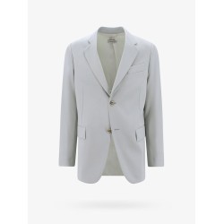 Single-breasted wool blazer