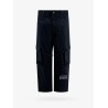 Cotton cargo trouser with logo patch