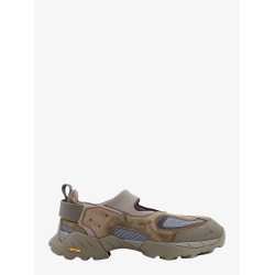 Suede and mesh sneakers