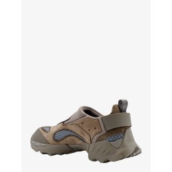 Suede and mesh sneakers