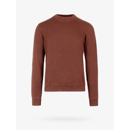 Stretch linen and cotton sweatshirt
