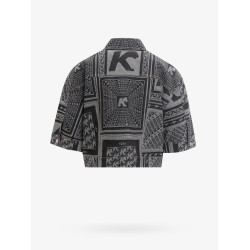Cotton jacket with short sleeve