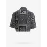 Cotton jacket with short sleeve