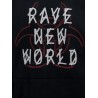 Cotton sweatshirt with frontal and back logo print