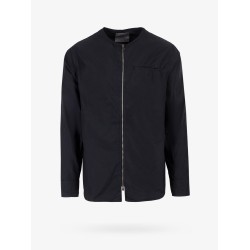 Cotton blend jacket with zip closure