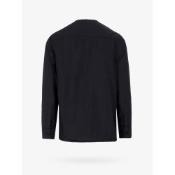 Cotton blend jacket with zip closure