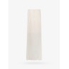 Satin dress with back asymmetric insert