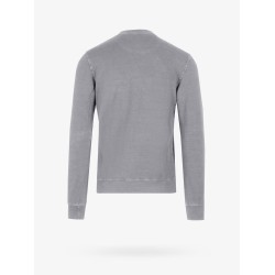 Stretch linen and cotton sweatshirt
