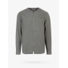 Cotton blend jacket with zip closure