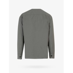 Cotton blend jacket with zip closure