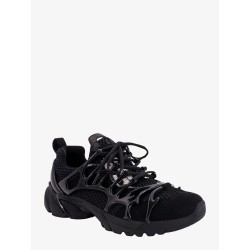 Mesh sneakers with embossed rubber detail