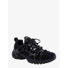 Mesh sneakers with embossed rubber detail
