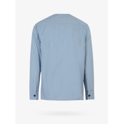 Cotton blend jacket with zip closure