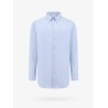 Cotton shirt with embroidered pegaso logo