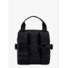 Nylon shoulder bag with check motif