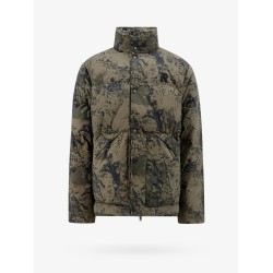 Padded and quilted nylon jacket