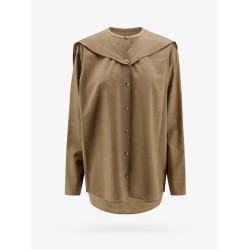 Wool blend shirt