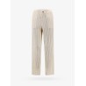 Ribbed cotton blend trouser